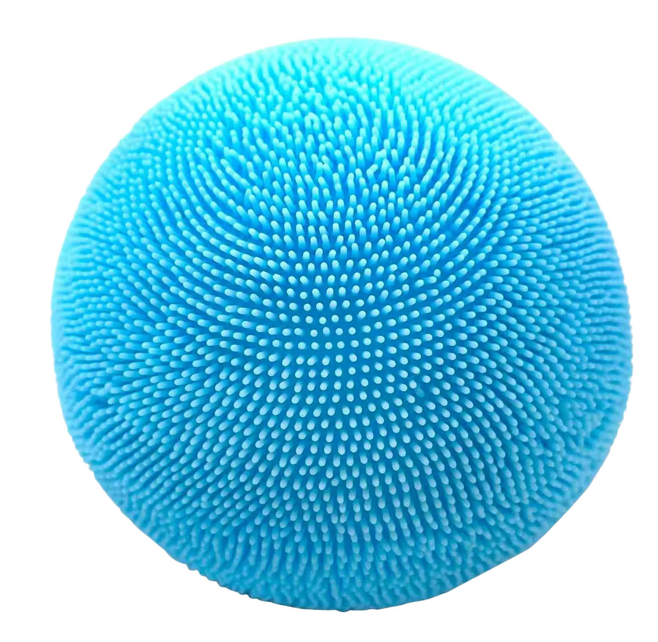 Fuzzy Squeeze Ball in Blue